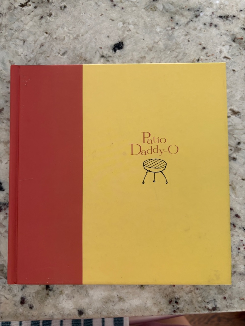 Patio Daddy-O Cookbook - Yellow and Red Cover